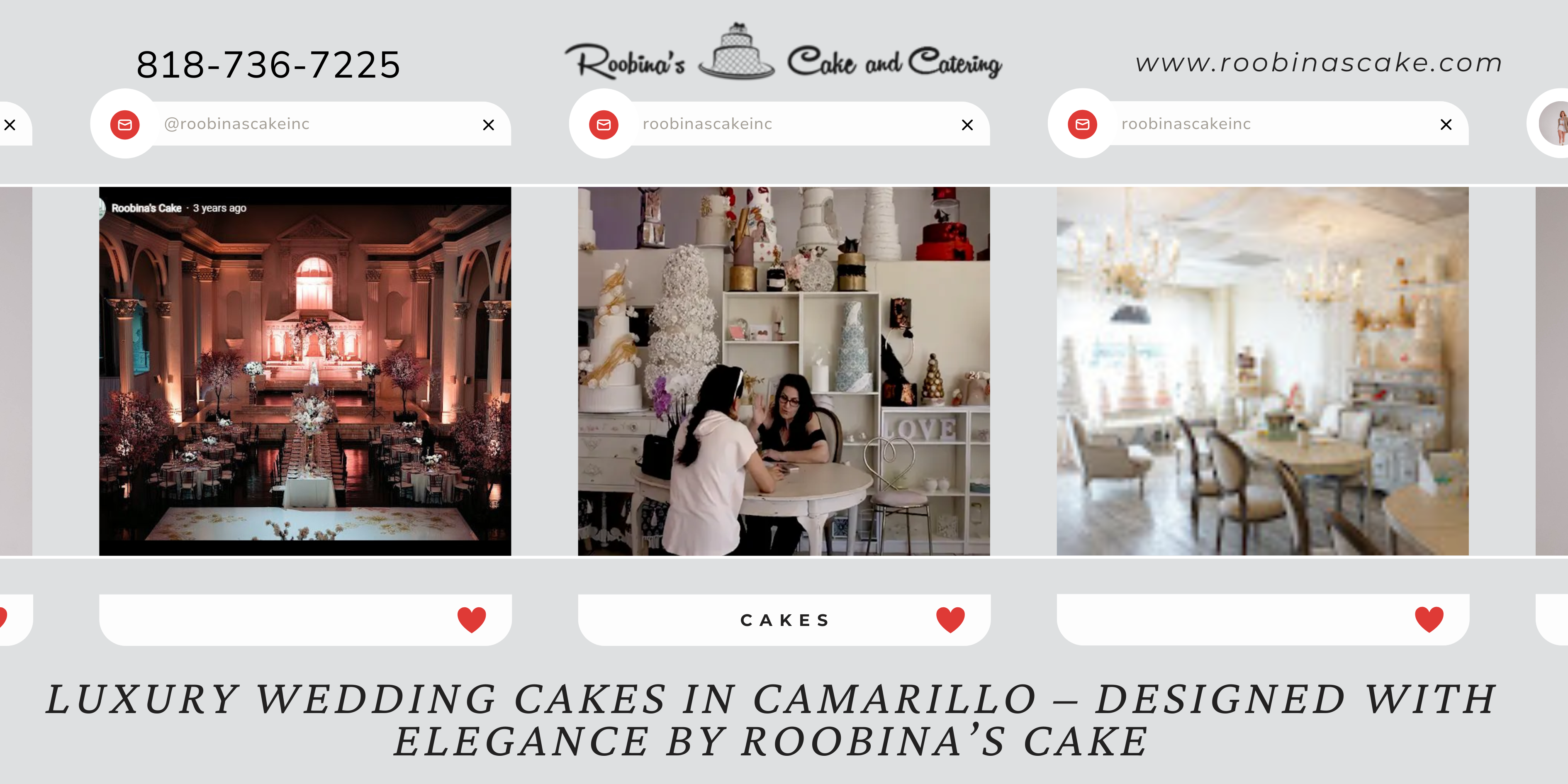 Luxury Wedding Cakes in Camarillo – Designed with Elegance by Roobina’s Cake
