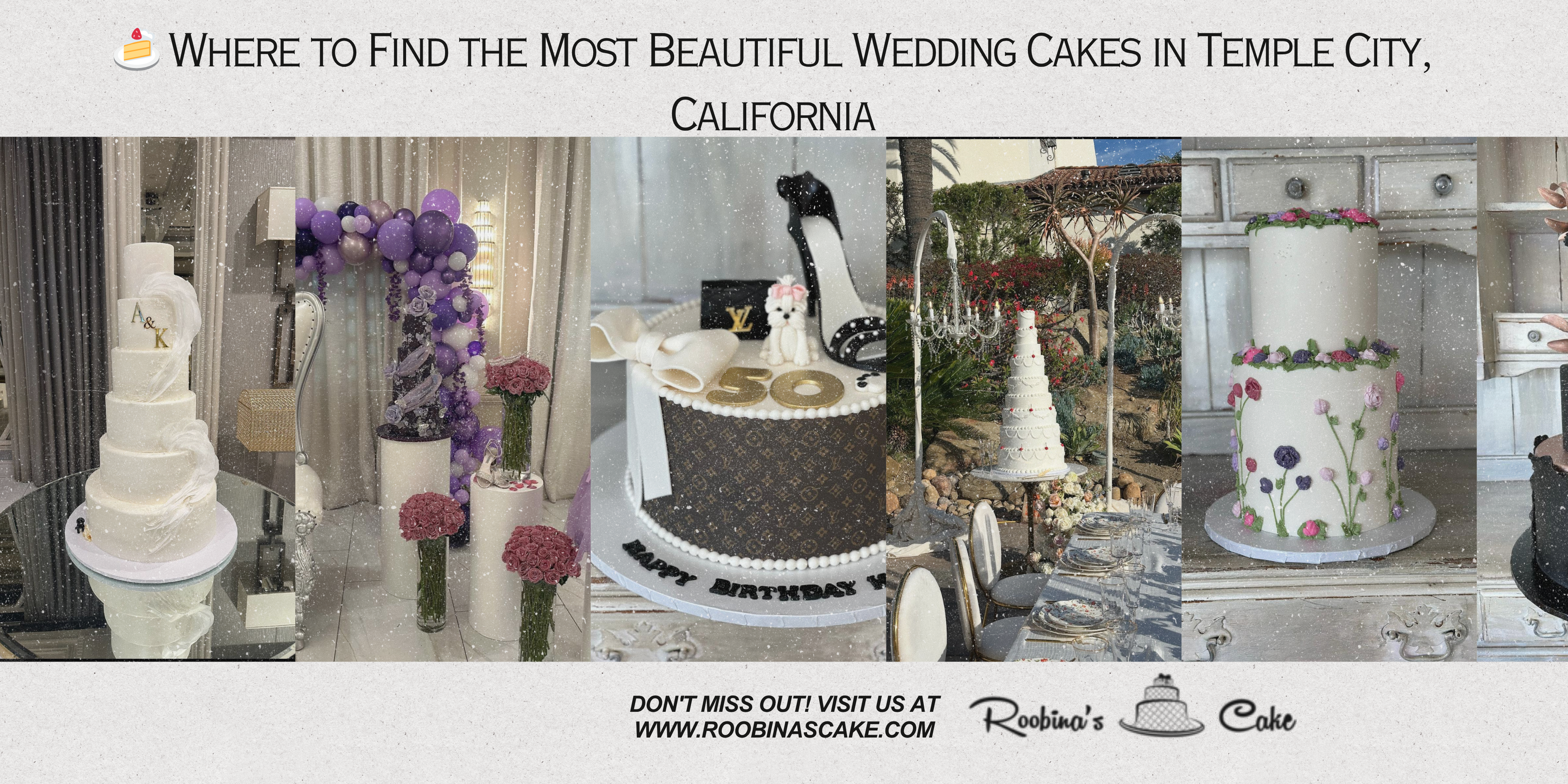 Where to Find the Most Beautiful Wedding Cakes in Temple City, California