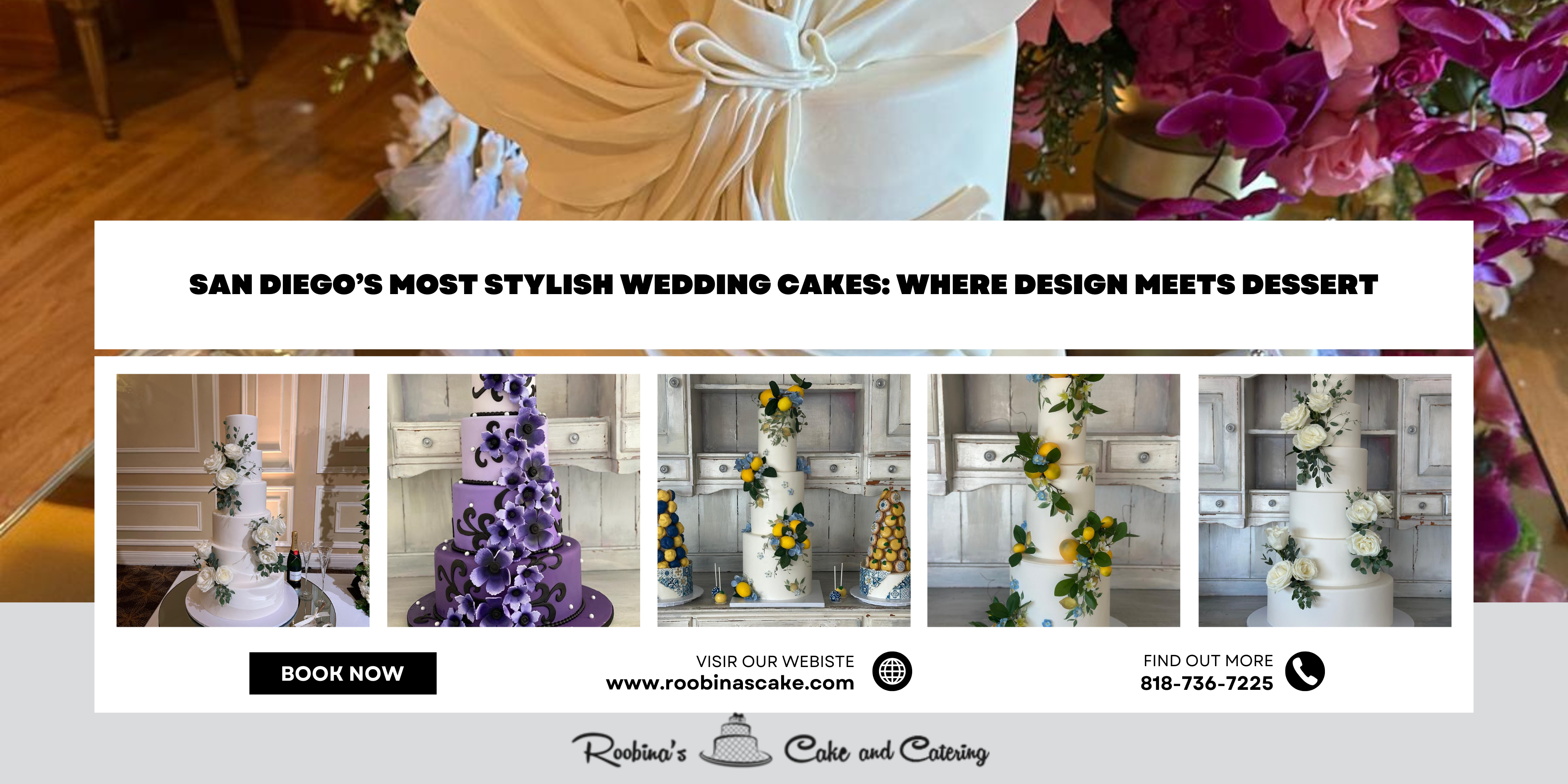 San Diego’s Most Stylish Wedding Cakes: Where Design Meets Dessert