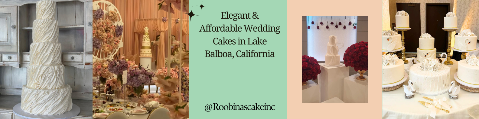 Elegant & Affordable Wedding Cakes in Lake Balboa, California