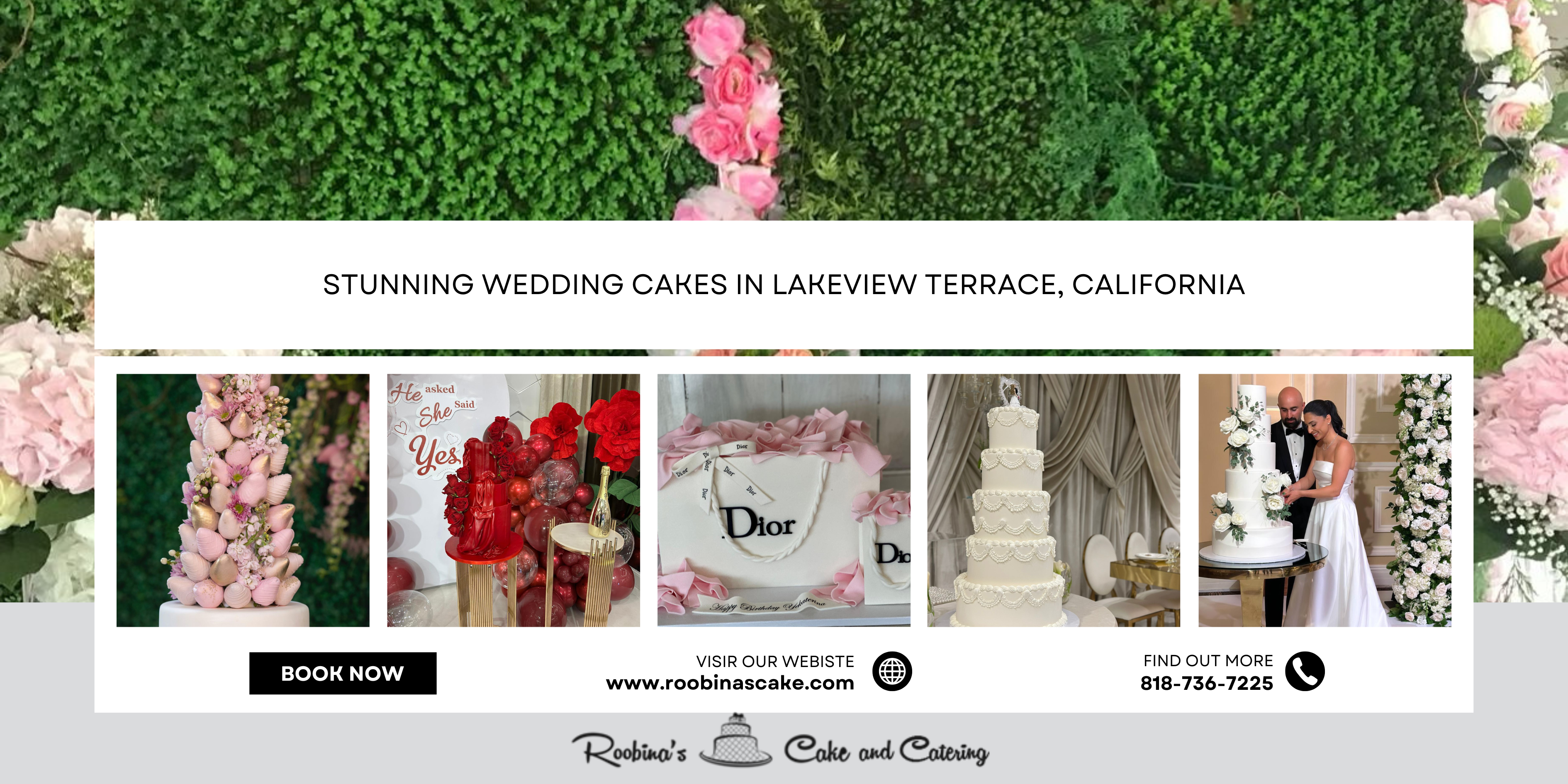 Stunning Wedding Cakes in Lakeview Terrace, California