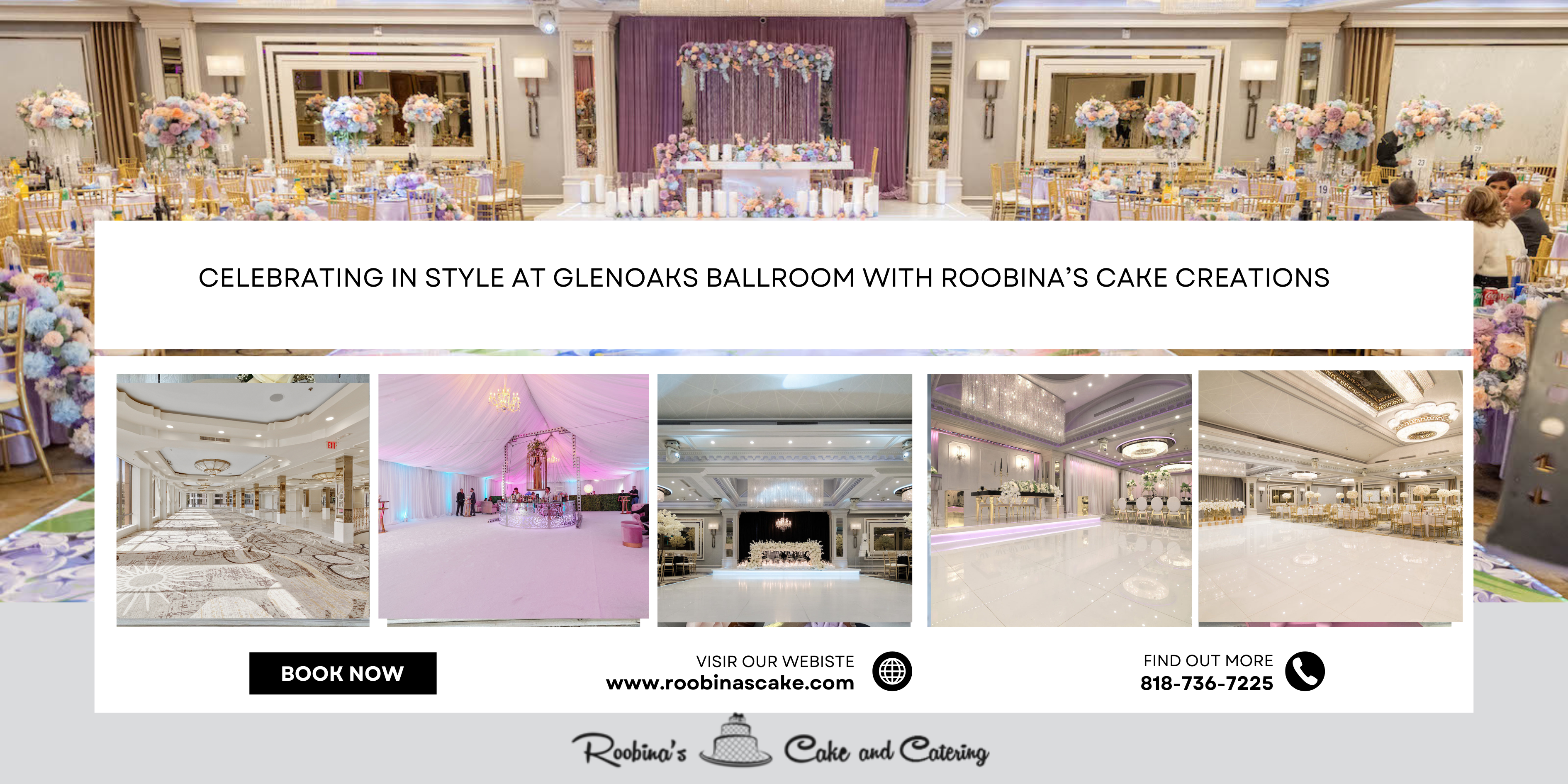 Celebrating in Style at Glenoaks Ballroom with Roobina’s Cake Creations