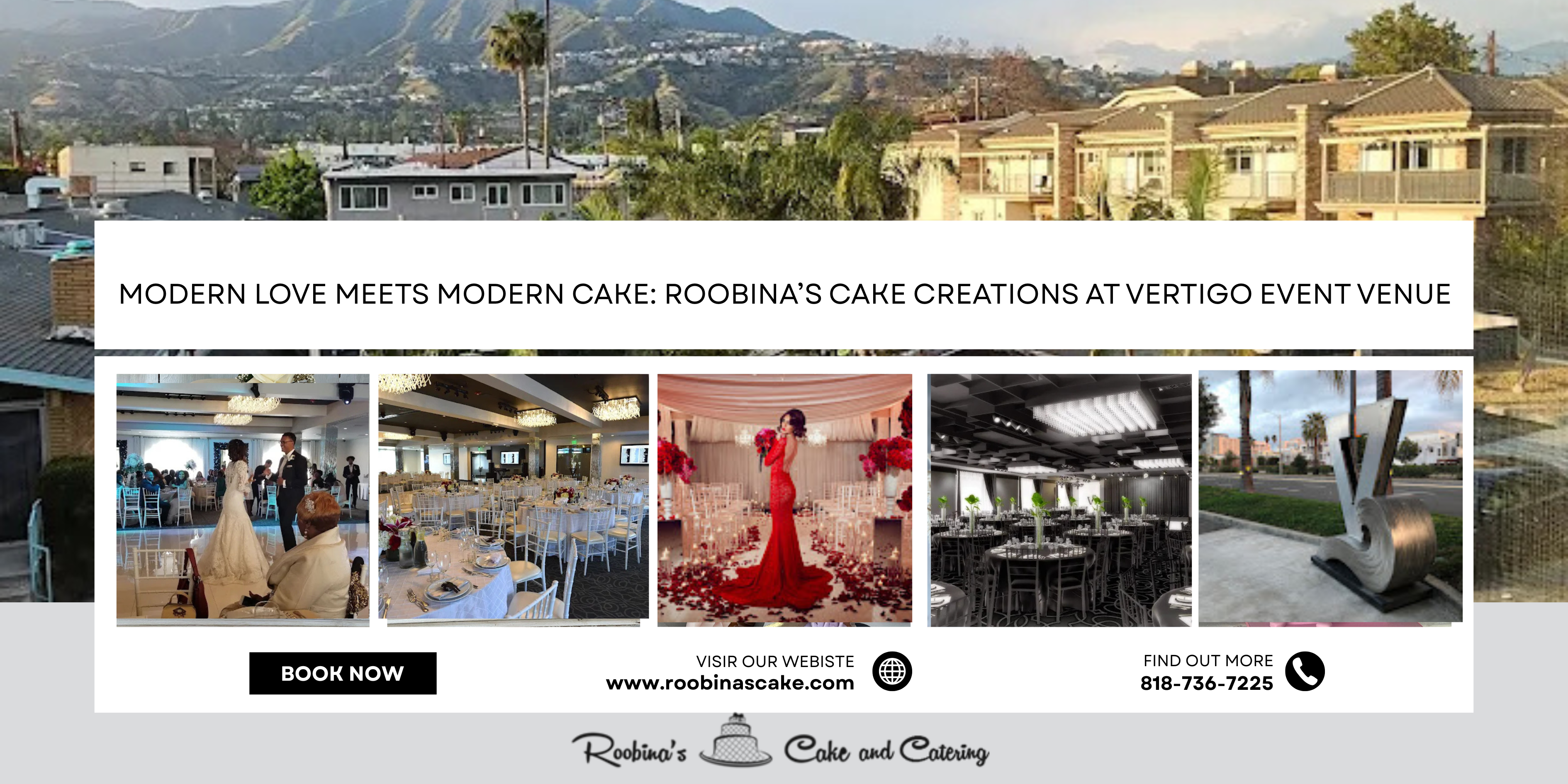Modern Love Meets Modern Cake: Roobina’s Cake Creations at Vertigo Event Venue