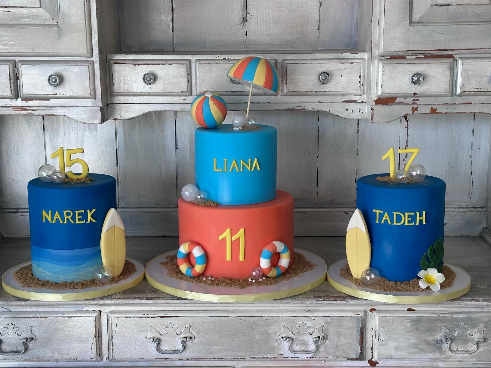 Custom Birthday Cakes in Santa Monica | Roobina’s Cake Inc