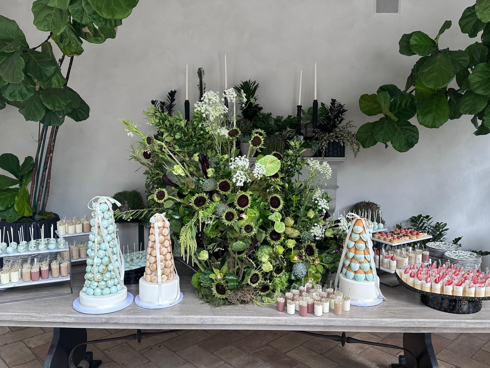 Dessert Table Little Tokyo Los Angeles California | Custom Wedding Cakes, Birthday Cakes & Bakery Delivery by Roobina's Cake